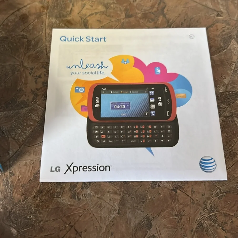 LG Xpression C395 Red Sliding Cell Phone